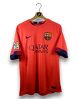 2014-15 FC Barcelona Away Shirt Suarez 