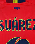 2014-15 FC Barcelona Away Shirt Suarez 