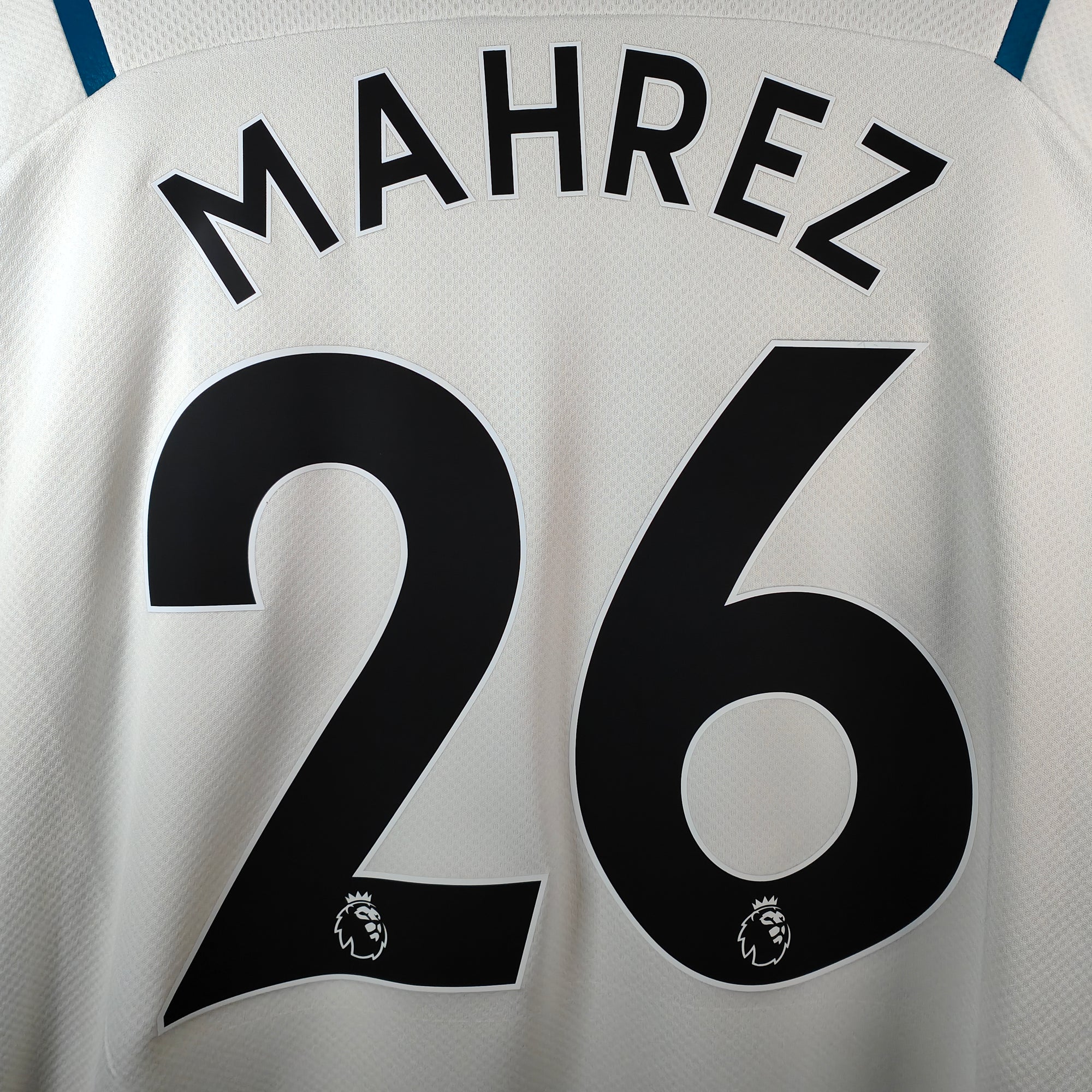 2021-22 Manchester City Away Shirt Mahrez 