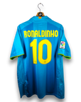 2007-08 FC Barcelona Away Shirt Ronaldinho 