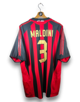 2005-06 AC Milan Home Shirt Maldini 