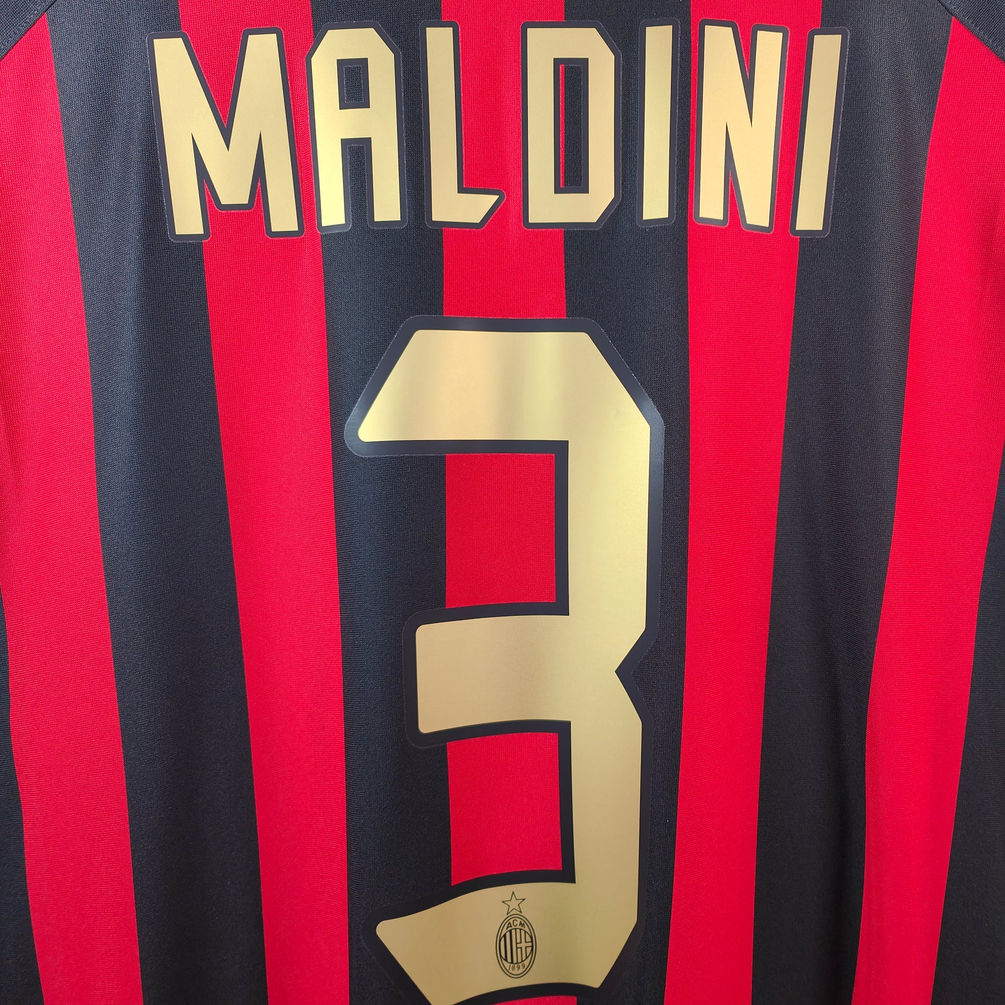 2005-06 AC Milan Home Shirt Maldini 