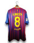 2011-12 FC Barcelona Home Shirt Iniesta 