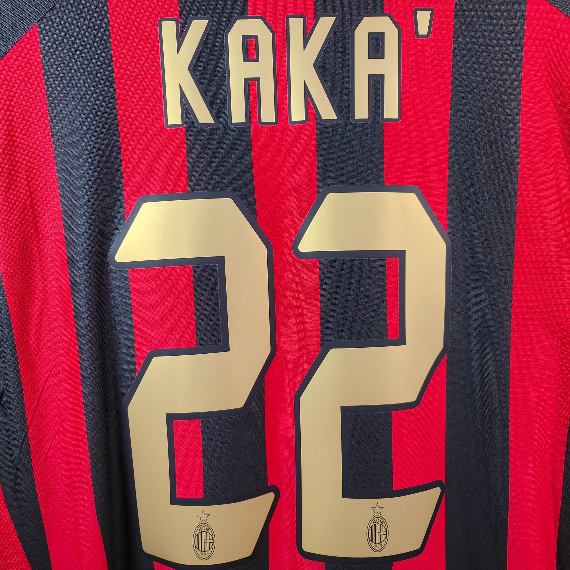 2005-06 AC Milan Home Shirt Kaka 