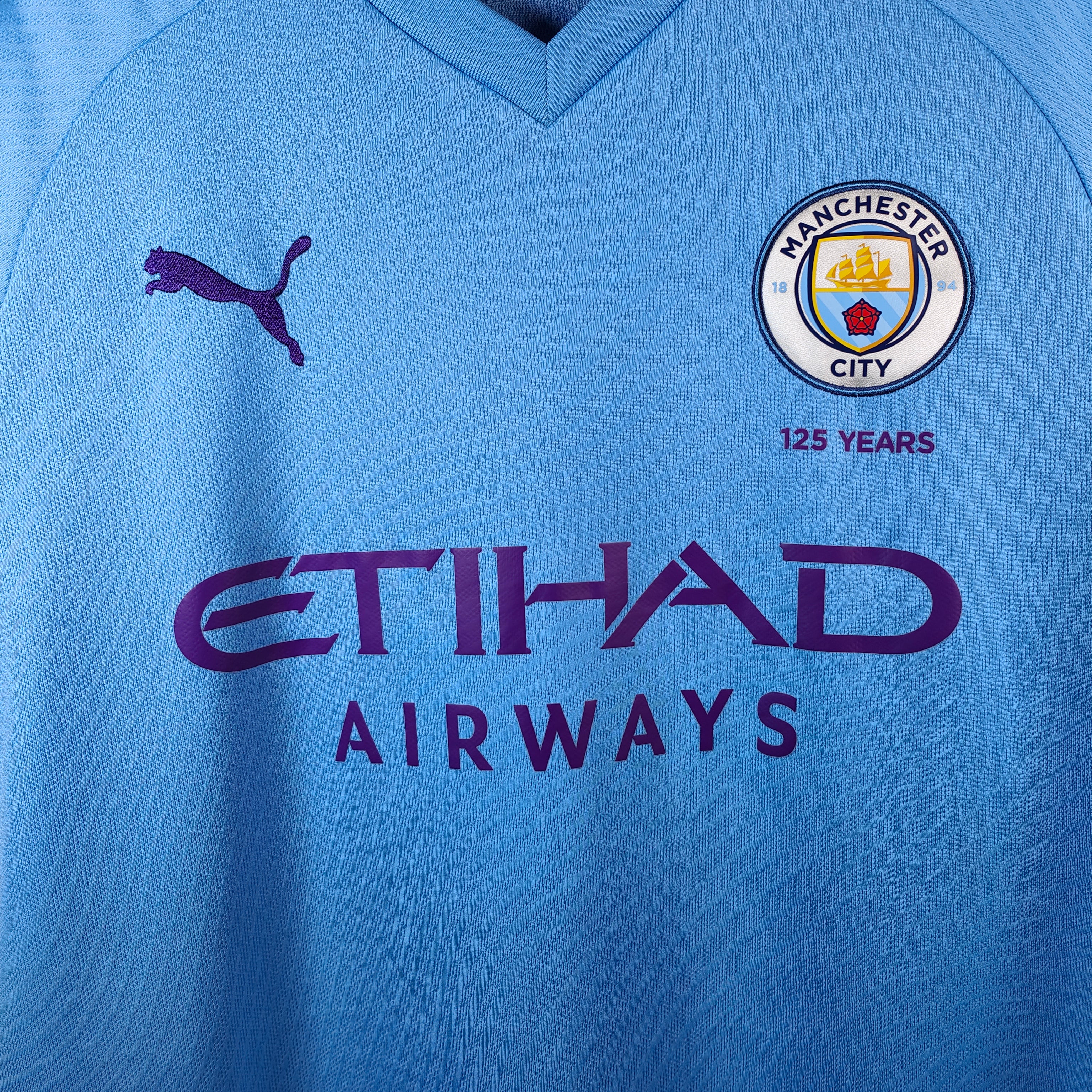 2019-20 Manchester City Home Shirt De Bruyne #17 - 9.5/10