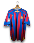 2005-06 FC Barcelona Home Shirt Messi 