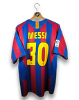 2005-06 FC Barcelona Home Shirt Messi 