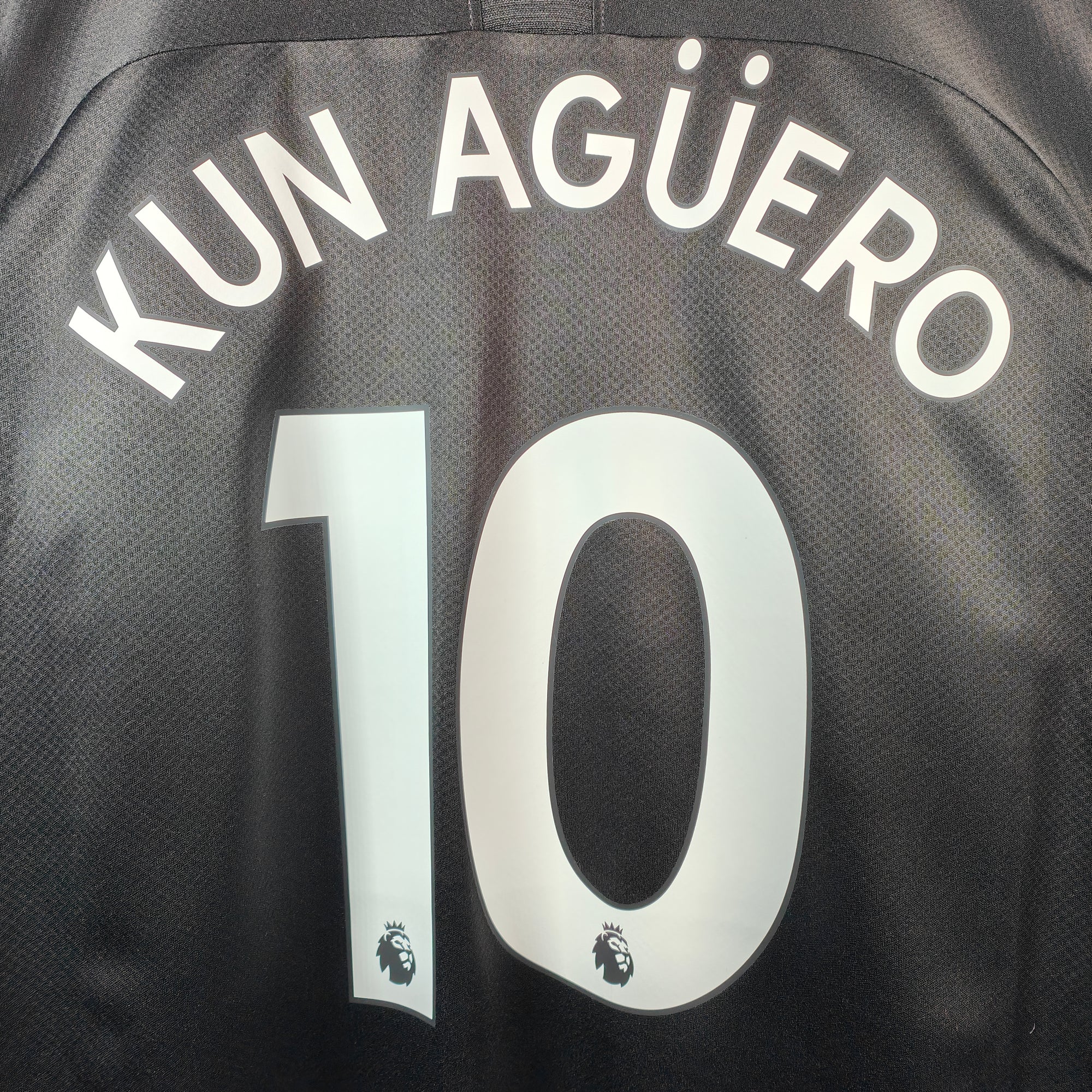 2019-20 Manchester City Away Shirt Aguero 