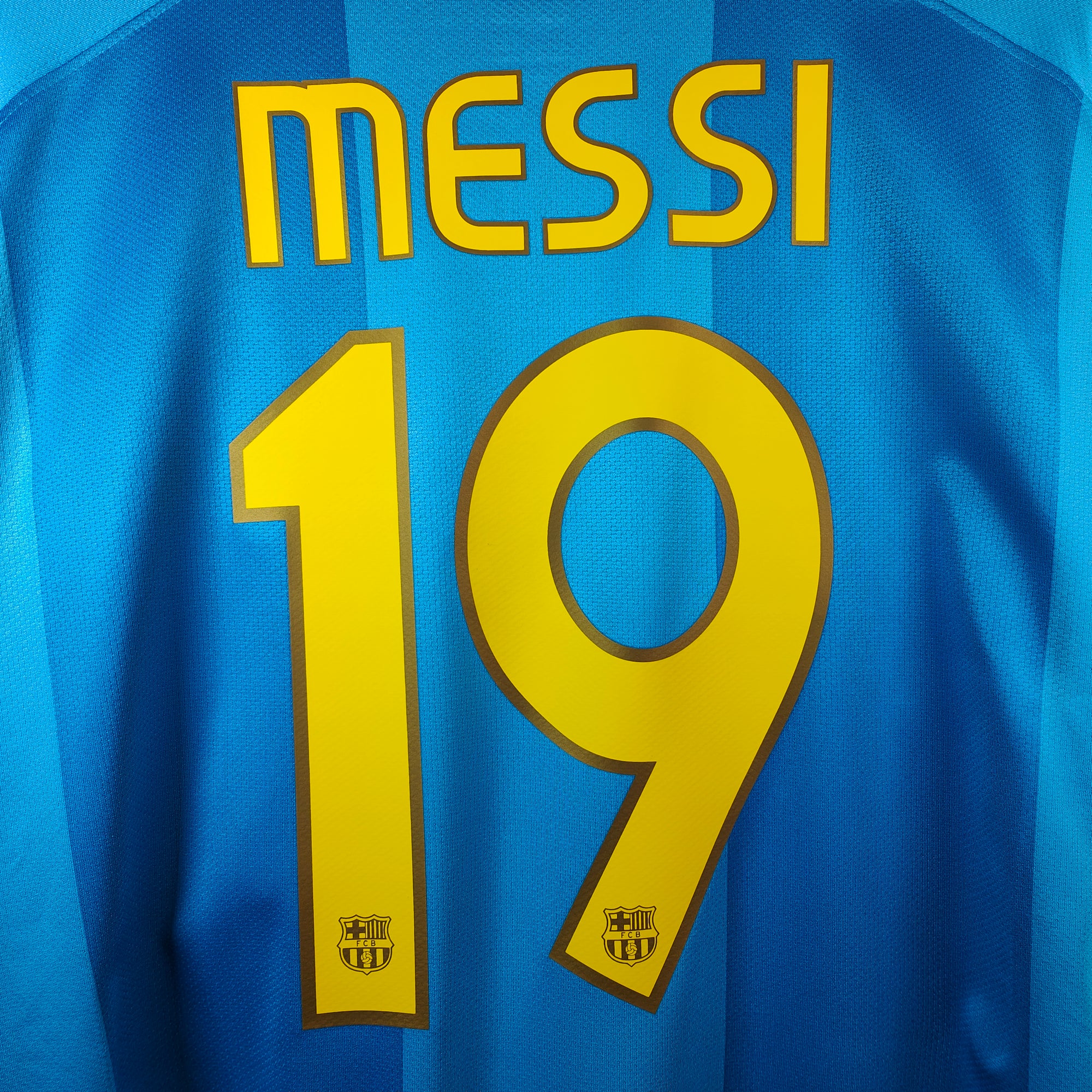 2007-08 FC Barcelona Away Shirt Messi 