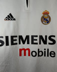 2003-04 Real Madrid Home Shirt Zidane 