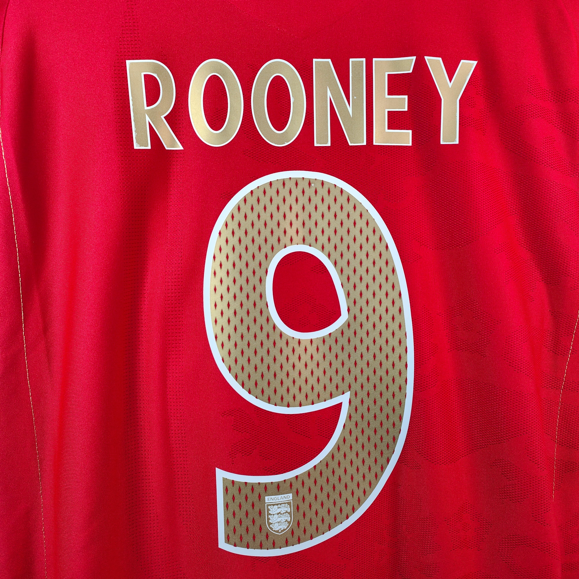 2006-08 England Away Shirt Rooney 