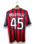 2013-14 AC Milan Home Shirt Balotelli 