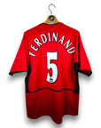 2002-04 Manchester United Heimtrikot Ferdinand 