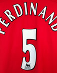 2002-04 Manchester United Home Shirt Ferdinand 