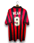 1995-96 AC Milan Home Shirt Weah 