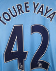 2015-16 Manchester City Home Shirt Toure Yaya 