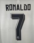 2015-16 Real Madrid Home Shirt Ronaldo 