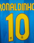 2007-08 FC Barcelona Away Shirt Ronaldinho 