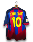 2003-04 FC Barcelona Home Shirt Ronaldinho 