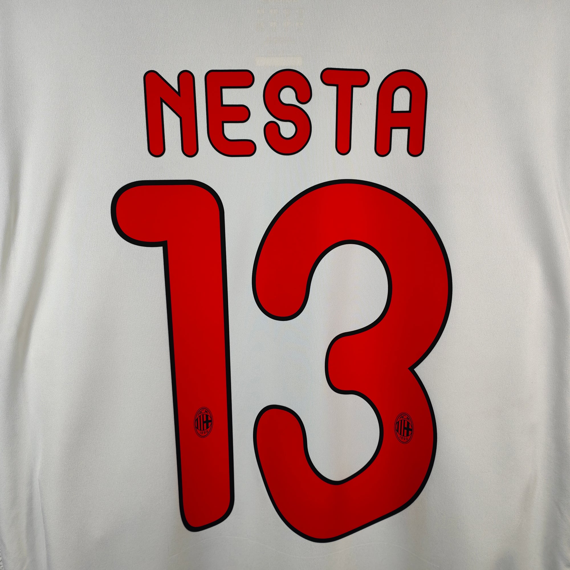 2011-12 AC Milan Away Shirt Nesta 