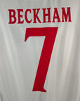 1999-01 England Home Shirt Beckham 