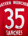 2016-17 Bayern Munich Home Shirt LS Sanches 