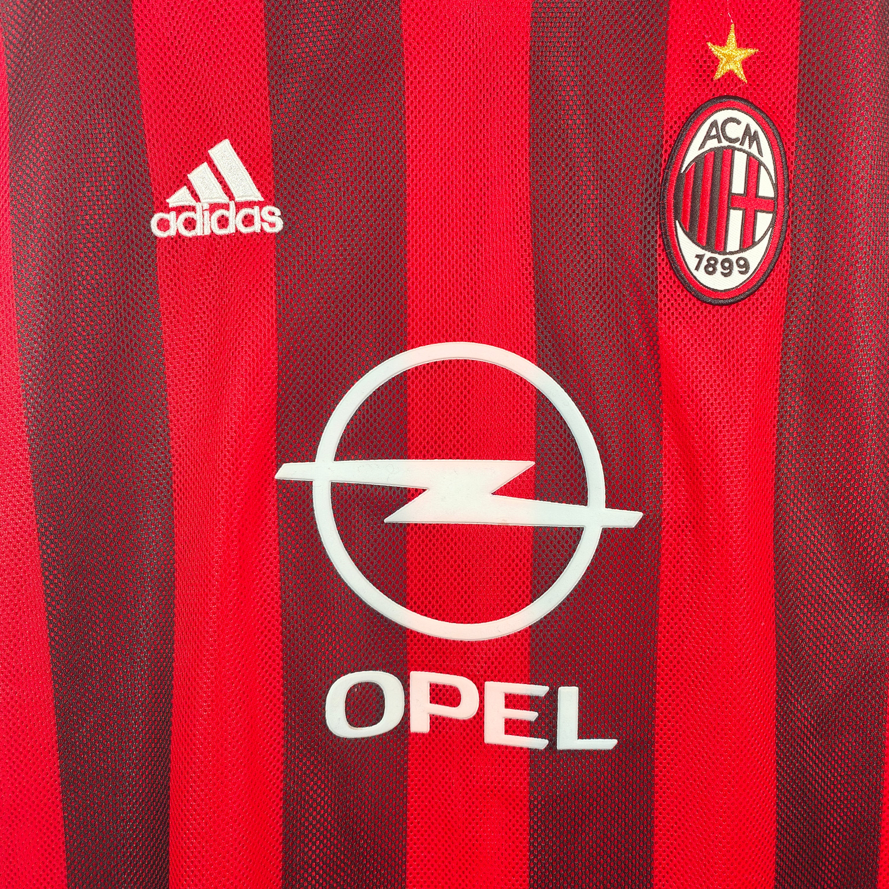 2002-03 AC Milan Home Shirt Maldini #3 (L) 156165 Adidas