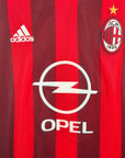 2002-03 AC Milan Home Shirt Maldini 