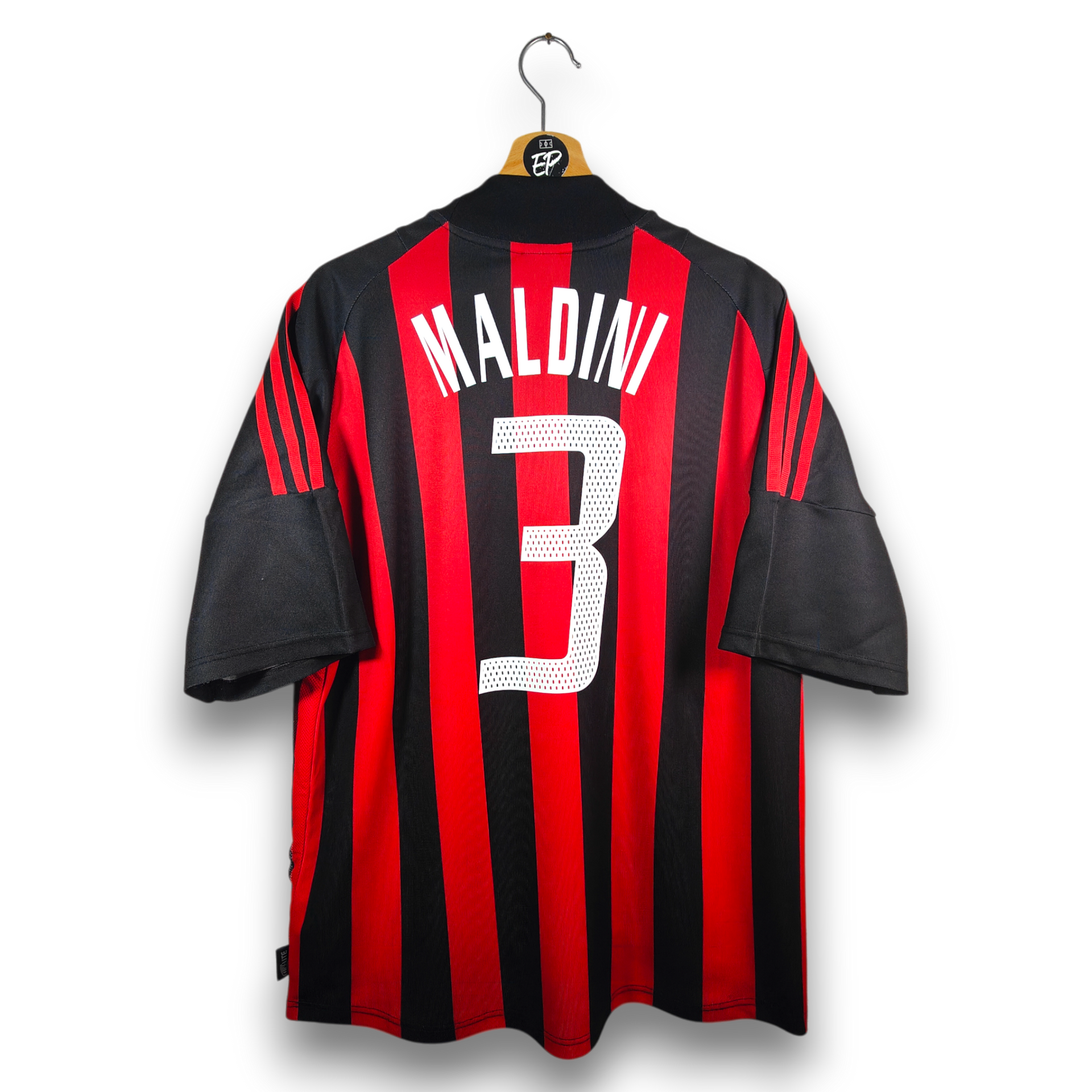 2002-03 AC Milan Home Shirt Maldini #3 (L) 156165 Adidas