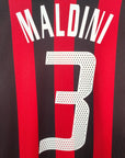 2002-03 AC Milan Home Shirt Maldini 