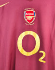 2005-06 Arsenal Home Shirt LS Henry 