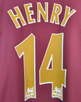 2005-06 Arsenal Home Shirt LS Henry 