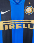 2008-09 Inter Milan Home Shirt Figo 