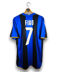 2008-09 Inter Milan Home Shirt Figo 