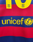 2015-16 FC Barcelona Home Shirt Messi 