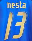 2006 Italy Home Shirt Nesta 