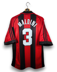 1998-99 AC Milan Home Shirt Maldini 