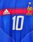 2004-06 France Home Shirt Zidane 