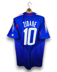 2004-06 France Home Shirt Zidane 