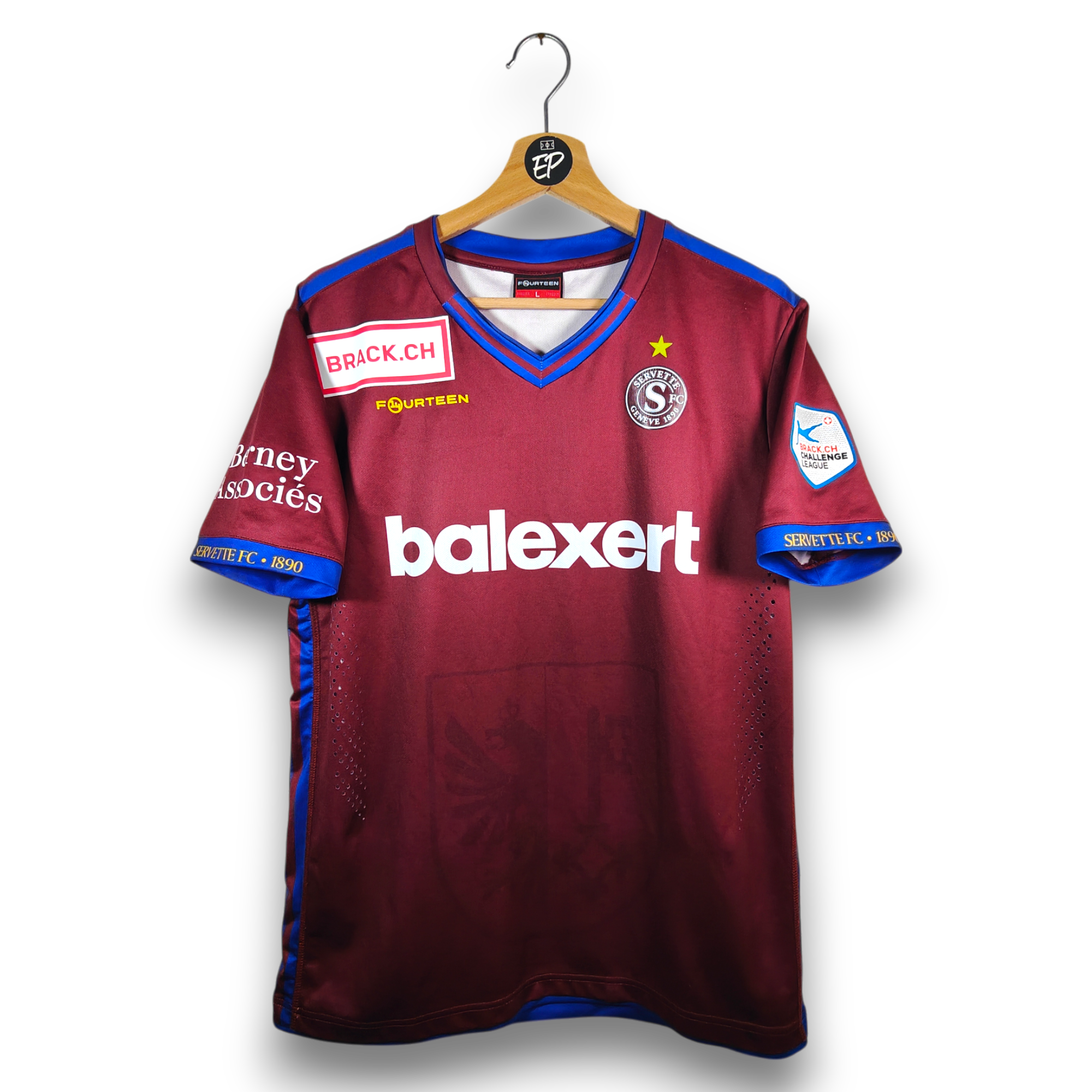 2018-19 Servette Genève Home Shirt Follonier 