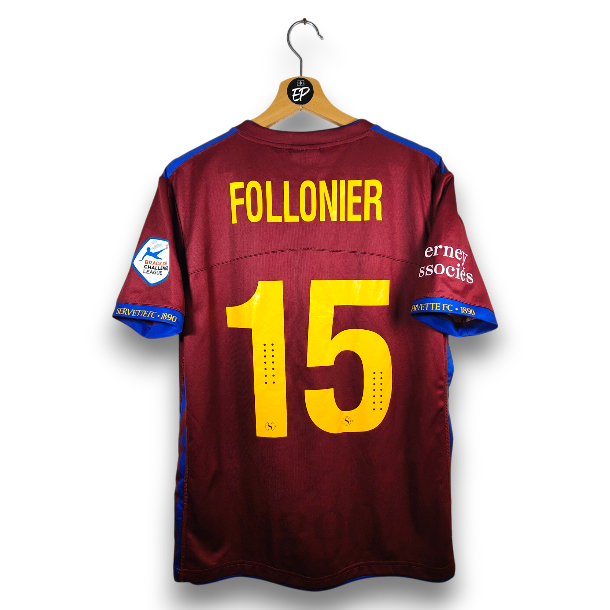 2018-19 Servette Genève Home Shirt Follonier 