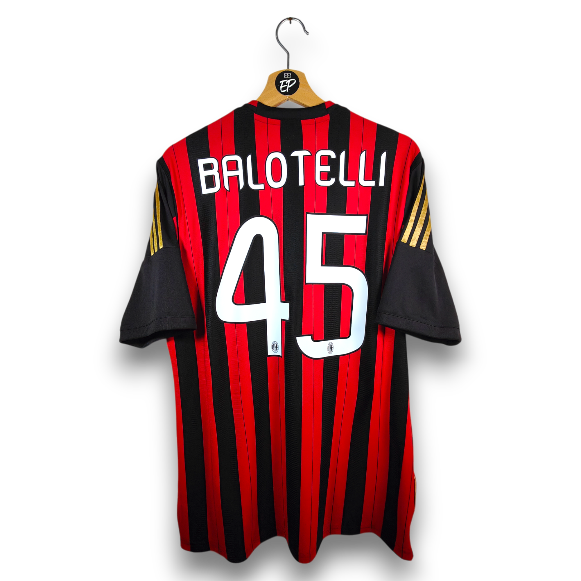 2013-14 AC Milan Home Shirt Balotelli 