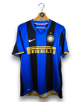 2008-09 Inter Milan Home Shirt Figo 