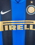 2008-09 Inter Milan Home Shirt Figo 