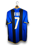 2008-09 Inter Milan Home Shirt Figo 