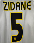 2004-05 Real Madrid Home Shirt Zidane 