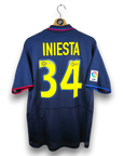 2002-03 FC Barcelona Away Shirt Iniesta 