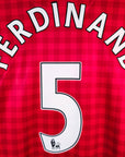 2012-13 Manchester United Home Shirt Ferdinand 