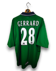 1999-00 Liverpool Away Shirt Gerrard 