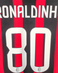 2008-09 AC Milan Home Shirt Ronaldinho 